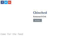 Tablet Screenshot of chinchedbistro.com